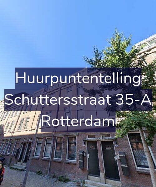 Foto gevel Huurpuntentelling voor Schuttersstraat 35-A, Rotterdam