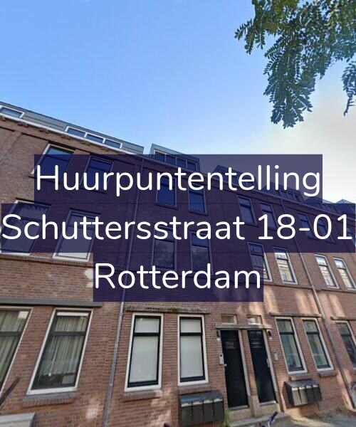 Foto gevel Huurpuntentelling voor Schuttersstraat 18-01, Rotterdam