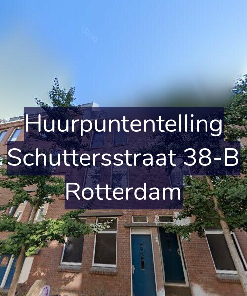 Foto gevel Huurpuntentelling voor Schuttersstraat 38-B, Rotterdam