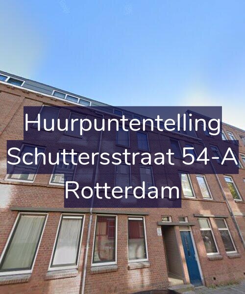 Foto gevel Huurpuntentelling voor Schuttersstraat 54-A, Rotterdam