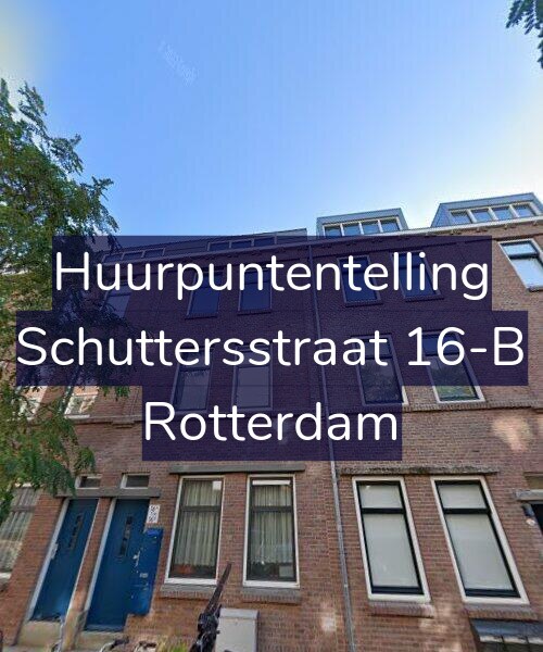 Foto gevel Huurpuntentelling voor Schuttersstraat 16-B, Rotterdam