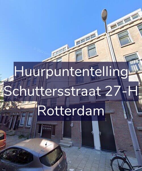 Foto gevel Huurpuntentelling voor Schuttersstraat 27-H, Rotterdam
