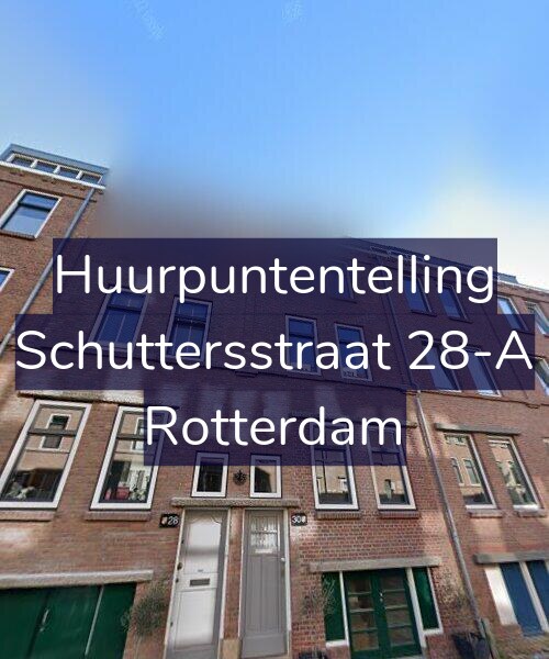 Foto gevel Huurpuntentelling voor Schuttersstraat 28-A, Rotterdam