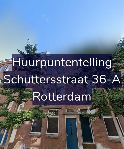 Foto gevel Huurpuntentelling voor Schuttersstraat 36-A, Rotterdam