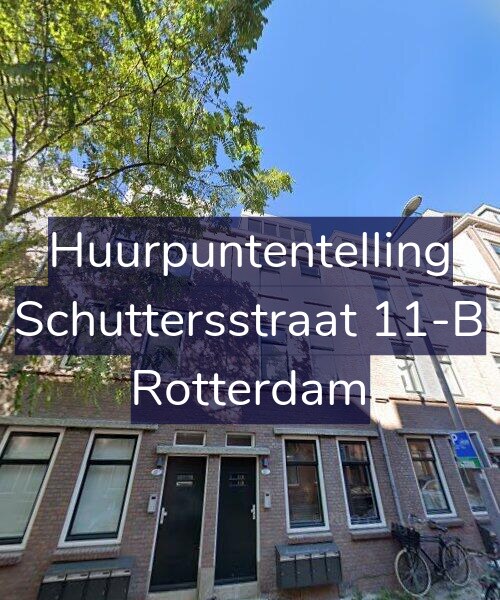 Foto gevel Huurpuntentelling voor Schuttersstraat 11-B, Rotterdam