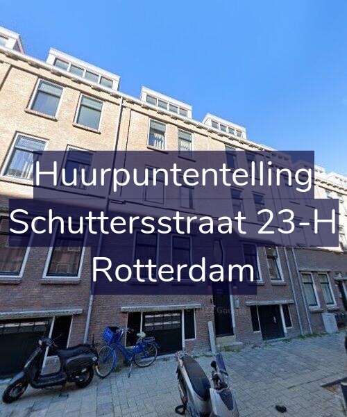 Foto gevel Huurpuntentelling voor Schuttersstraat 23-H, Rotterdam