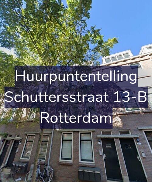Foto gevel Huurpuntentelling voor Schuttersstraat 13-B, Rotterdam