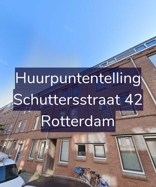 Foto gevel Huurpuntentelling voor Schuttersstraat 42, Rotterdam