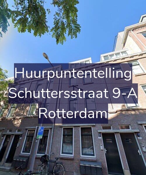 Foto gevel Huurpuntentelling voor Schuttersstraat 9-A, Rotterdam