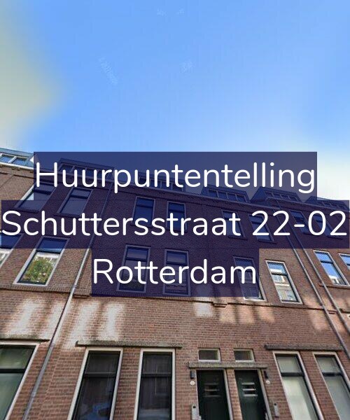Foto gevel Huurpuntentelling voor Schuttersstraat 22-02, Rotterdam