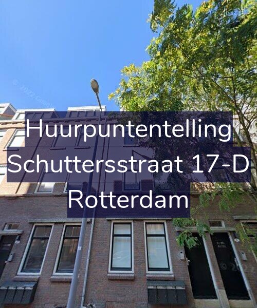 Foto gevel Huurpuntentelling voor Schuttersstraat 17-D, Rotterdam