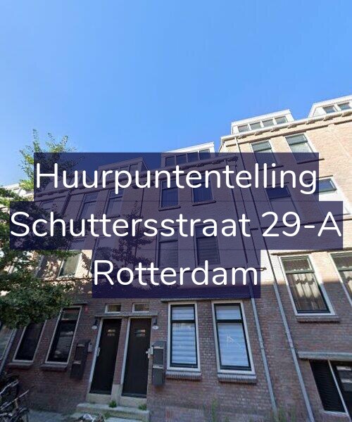 Foto gevel Huurpuntentelling voor Schuttersstraat 29-A, Rotterdam