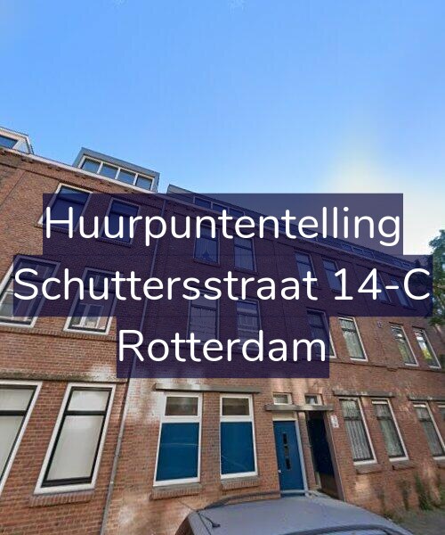 Foto gevel Huurpuntentelling voor Schuttersstraat 14-C, Rotterdam
