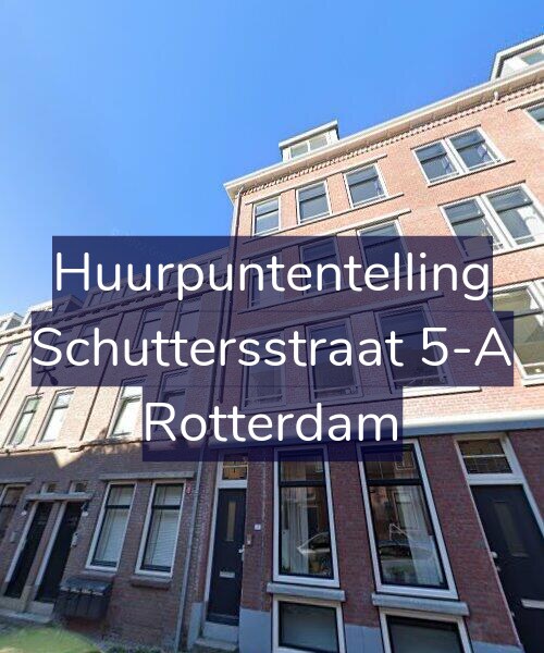 Foto gevel Huurpuntentelling voor Schuttersstraat 5-A, Rotterdam