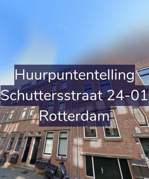 Foto gevel Huurpuntentelling voor Schuttersstraat 24-01, Rotterdam