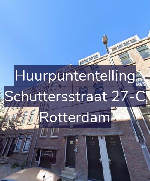 Foto gevel Huurpuntentelling voor Schuttersstraat 27-C, Rotterdam