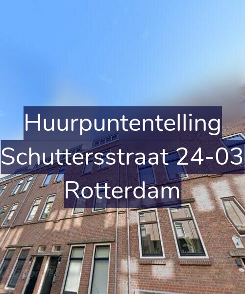 Foto gevel Huurpuntentelling voor Schuttersstraat 24-03, Rotterdam