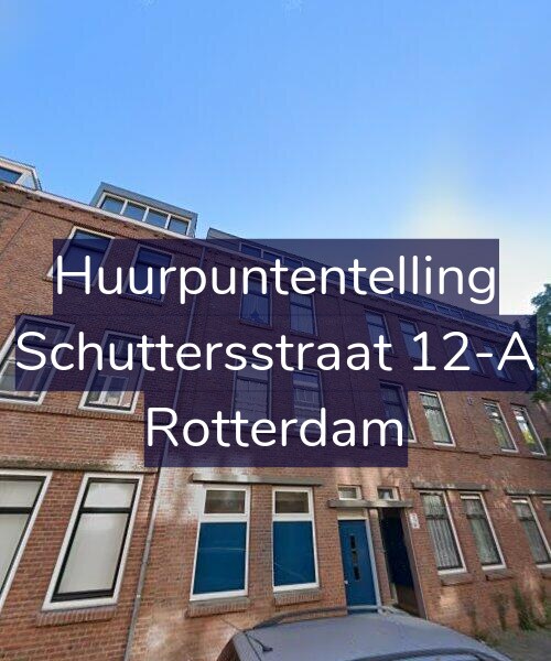 Foto gevel Huurpuntentelling voor Schuttersstraat 12-A, Rotterdam
