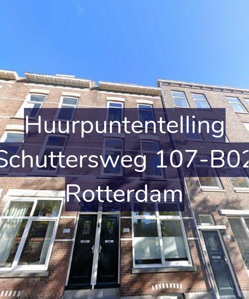 Foto gevel Huurpuntentelling voor Schuttersweg 107-B02, Rotterdam