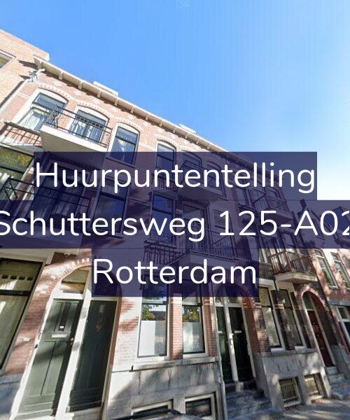 Foto gevel Huurpuntentelling voor Schuttersweg 125-A02, Rotterdam
