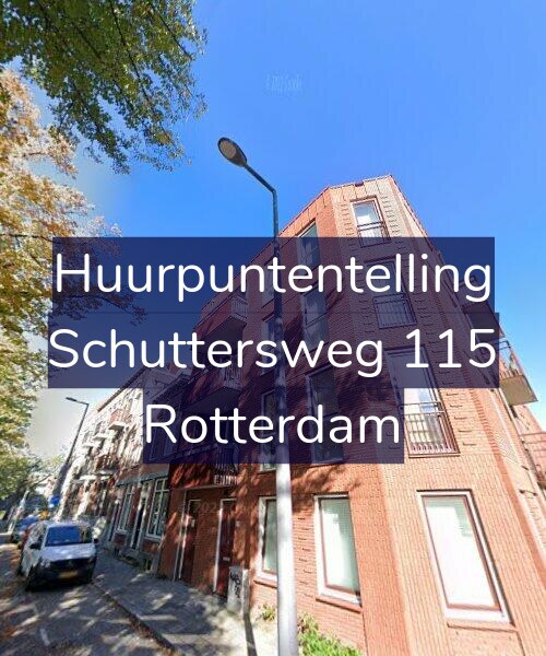 Foto gevel Huurpuntentelling voor Schuttersweg 115, Rotterdam