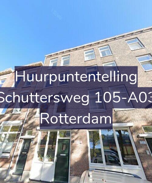 Foto gevel Huurpuntentelling voor Schuttersweg 105-A03, Rotterdam