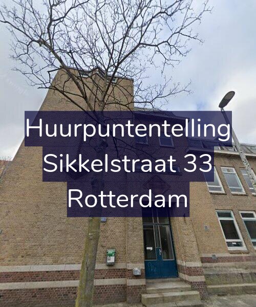 Foto gevel Huurpuntentelling voor Sikkelstraat 33, Rotterdam