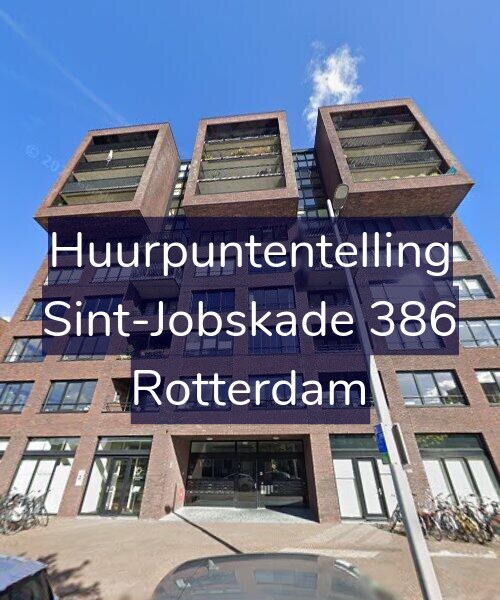 Foto gevel Huurpuntentelling voor Sint-Jobskade 386, Rotterdam