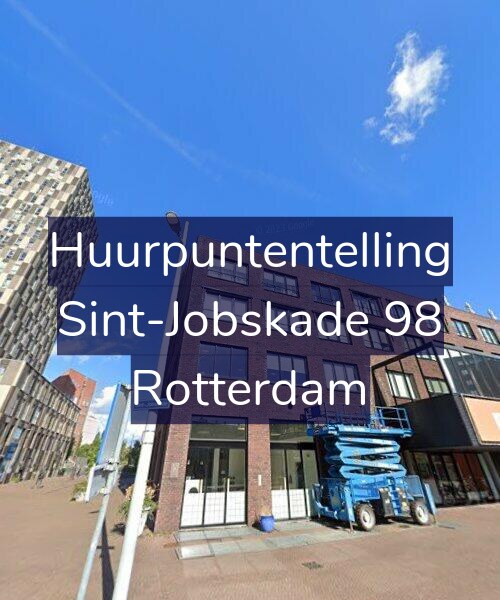 Foto gevel Huurpuntentelling voor Sint-Jobskade 98, Rotterdam
