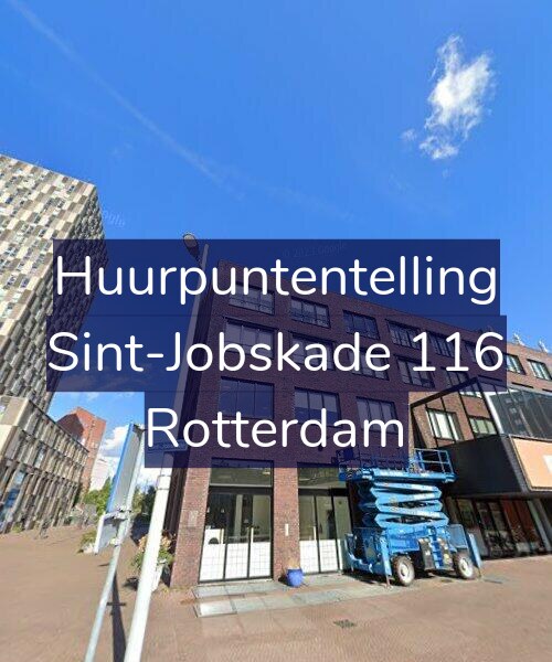 Foto gevel Huurpuntentelling voor Sint-Jobskade 116, Rotterdam