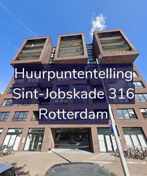 Foto gevel Huurpuntentelling voor Sint-Jobskade 316, Rotterdam