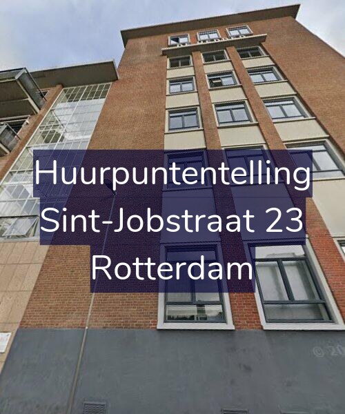 Foto gevel Huurpuntentelling voor Sint-Jobstraat 23, Rotterdam