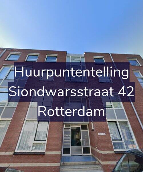 Foto gevel Huurpuntentelling voor Siondwarsstraat 42, Rotterdam