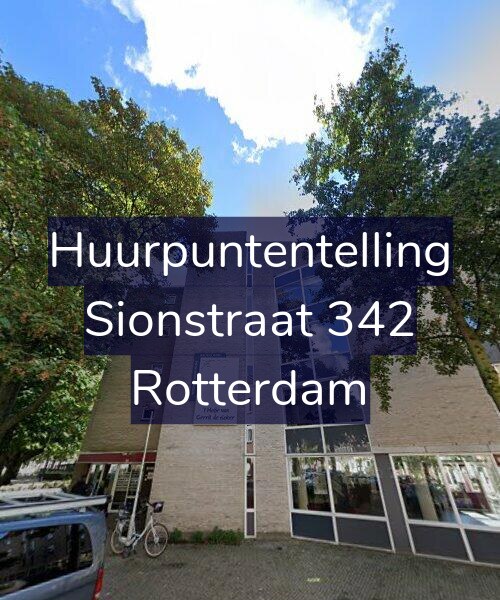 Foto gevel Huurpuntentelling voor Sionstraat 342, Rotterdam