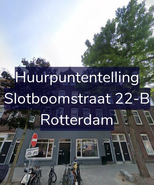 Foto gevel Huurpuntentelling voor Slotboomstraat 22-B, Rotterdam
