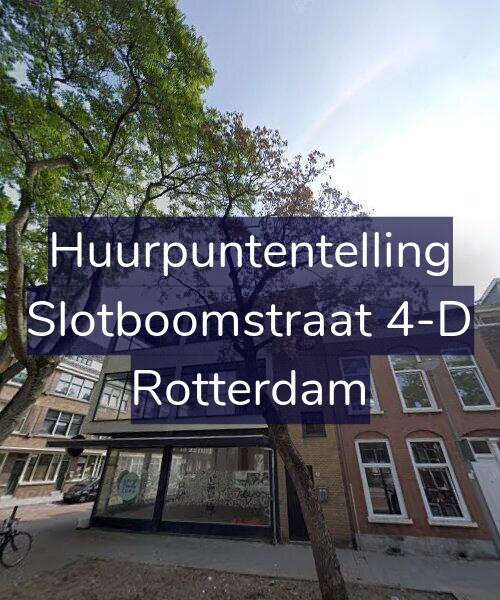 Foto gevel Huurpuntentelling voor Slotboomstraat 4-D, Rotterdam