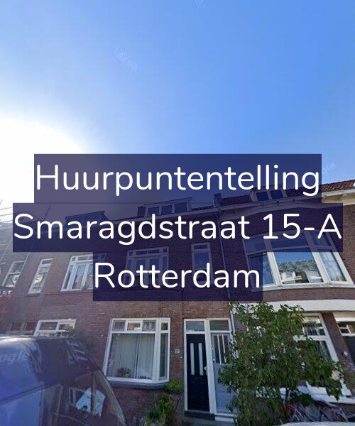 Foto gevel Huurpuntentelling voor Smaragdstraat 15-A, Rotterdam