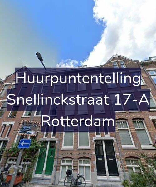 Foto gevel Huurpuntentelling voor Snellinckstraat 17-A, Rotterdam