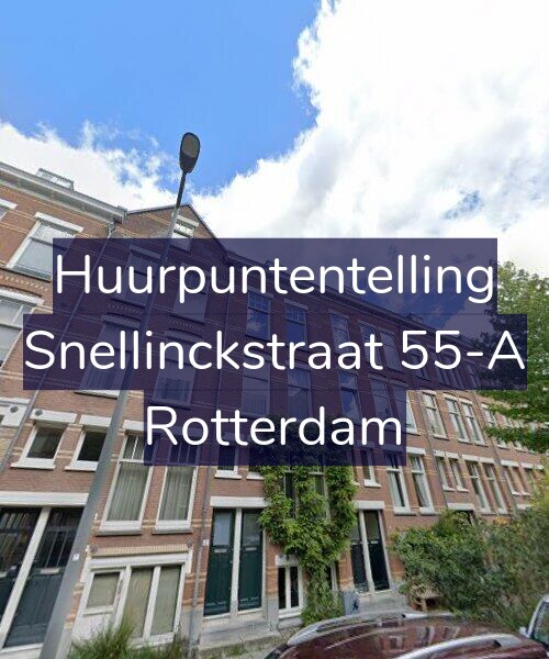 Foto gevel Huurpuntentelling voor Snellinckstraat 55-A, Rotterdam