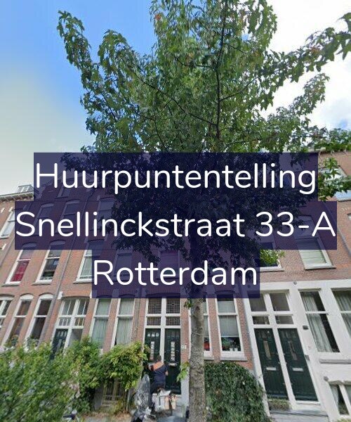 Foto gevel Huurpuntentelling voor Snellinckstraat 33-A, Rotterdam