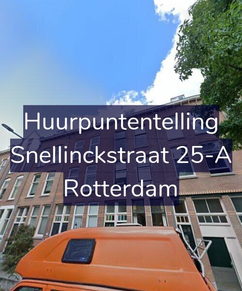 Foto gevel Huurpuntentelling voor Snellinckstraat 25-A, Rotterdam