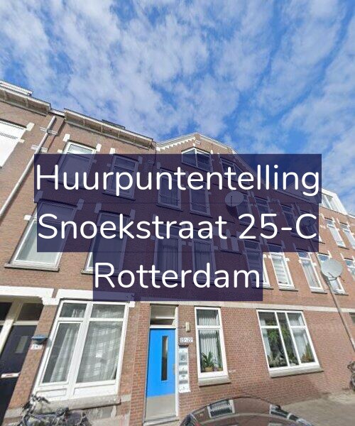 Foto gevel Huurpuntentelling voor Snoekstraat 25-C, Rotterdam