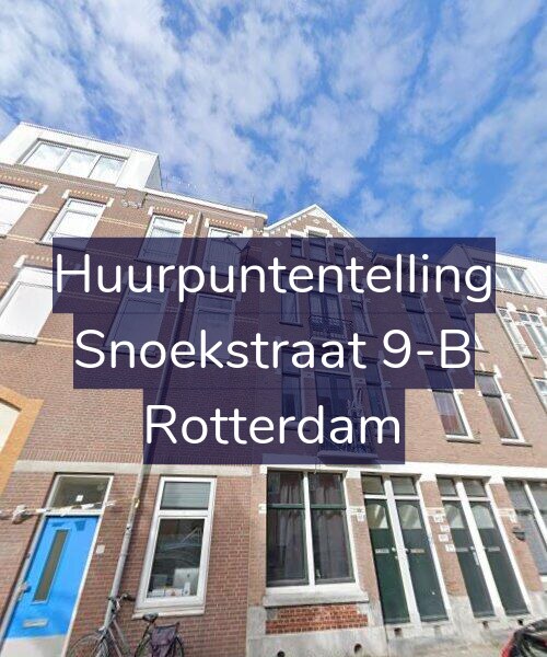 Foto gevel Huurpuntentelling voor Snoekstraat 9-B, Rotterdam
