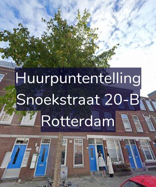 Foto gevel Huurpuntentelling voor Snoekstraat 20-B, Rotterdam
