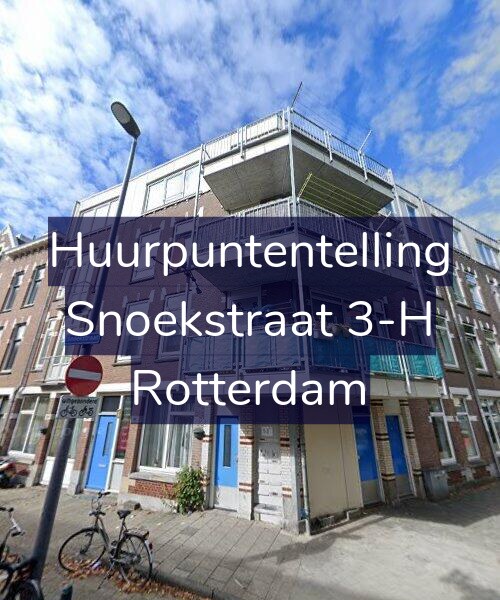 Foto gevel Huurpuntentelling voor Snoekstraat 3-H, Rotterdam