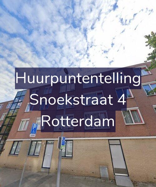 Foto gevel Huurpuntentelling voor Snoekstraat 4, Rotterdam