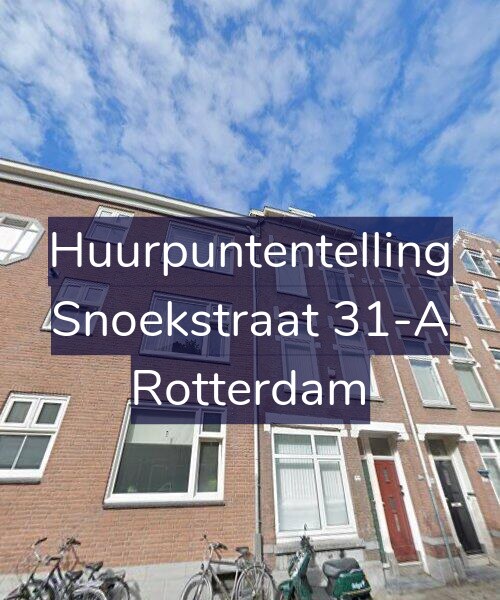 Foto gevel Huurpuntentelling voor Snoekstraat 31-A, Rotterdam