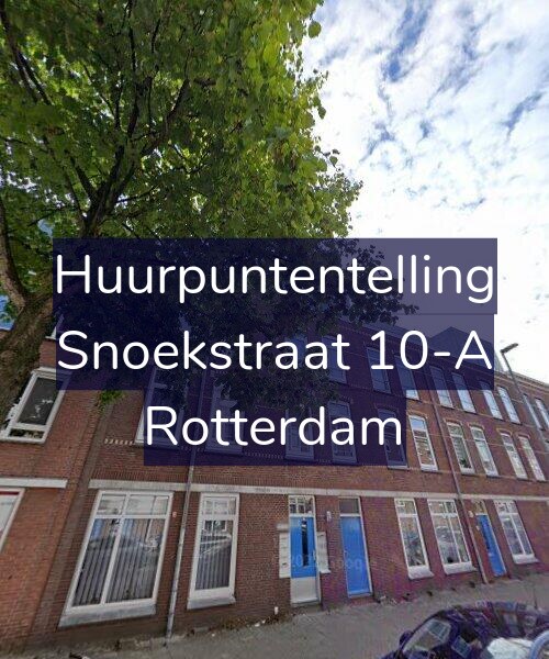 Foto gevel Huurpuntentelling voor Snoekstraat 10-A, Rotterdam