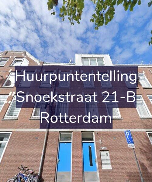 Foto gevel Huurpuntentelling voor Snoekstraat 21-B, Rotterdam
