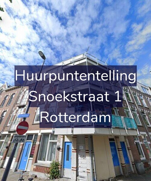 Foto gevel Huurpuntentelling voor Snoekstraat 1, Rotterdam